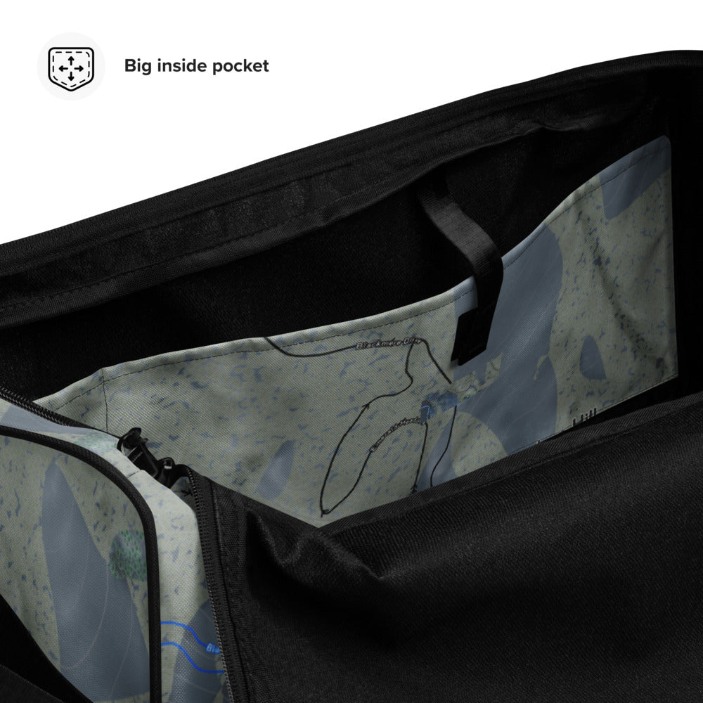 Howelsen Hill, Colorado Ski Trail Map Duffle Bag - Powderaddicts