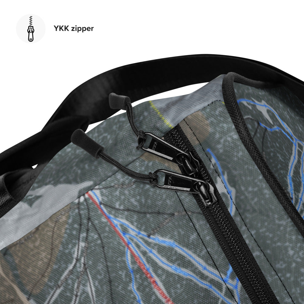 Keystone, Colorado Ski Trail Map Duffle Bag - Powderaddicts