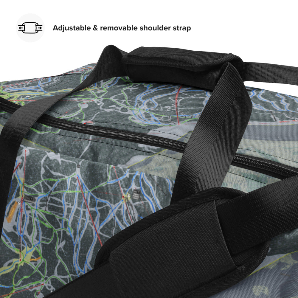 Purgatory, Colorado Ski Trail Map Duffle Bag - Powderaddicts