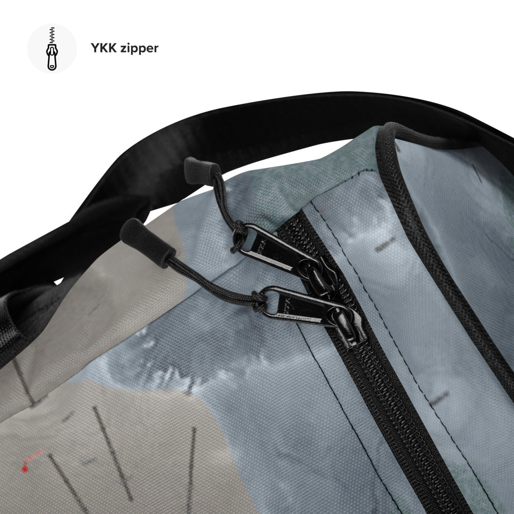 Ski Cooper, Colorado Ski Trail Map Duffle Bag - Powderaddicts