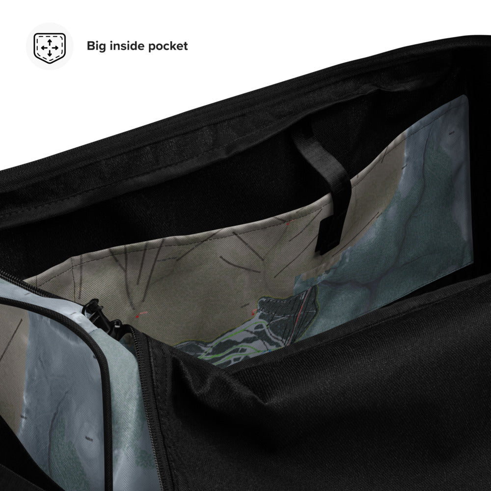 Ski Cooper, Colorado Ski Trail Map Duffle Bag - Powderaddicts