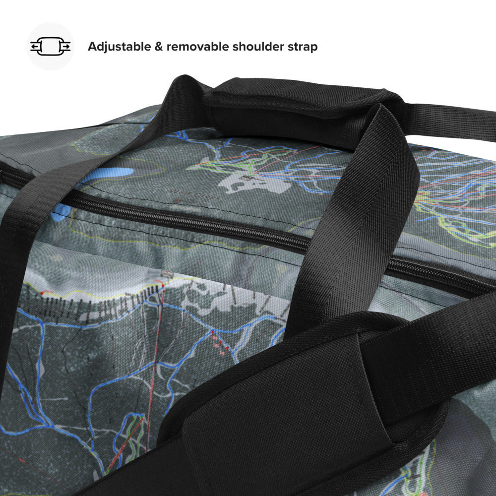 Wolf Creek, Colorado Ski Trail Map Duffle Bag - Powderaddicts