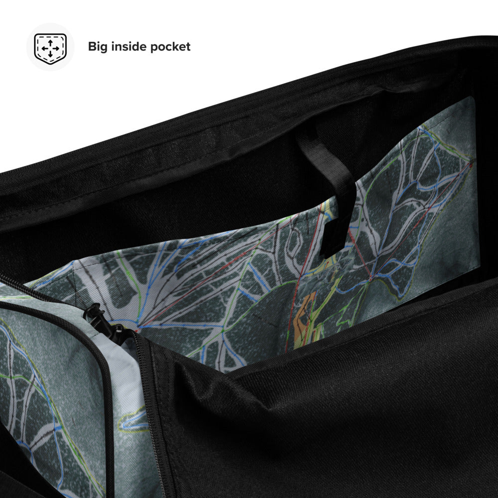 49 Deg North, Washington Ski Trail Map Duffle Bag - Powderaddicts