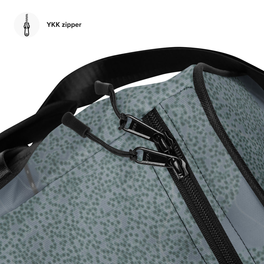 Badger Mountain, Washington Ski Trail Map Duffle Bag - Powderaddicts