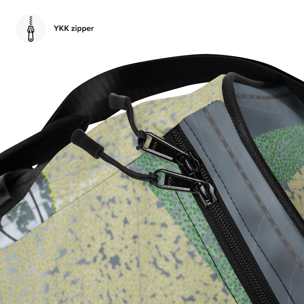 Christie, Wisconsin Ski Trail Map Duffle Bag - Powderaddicts