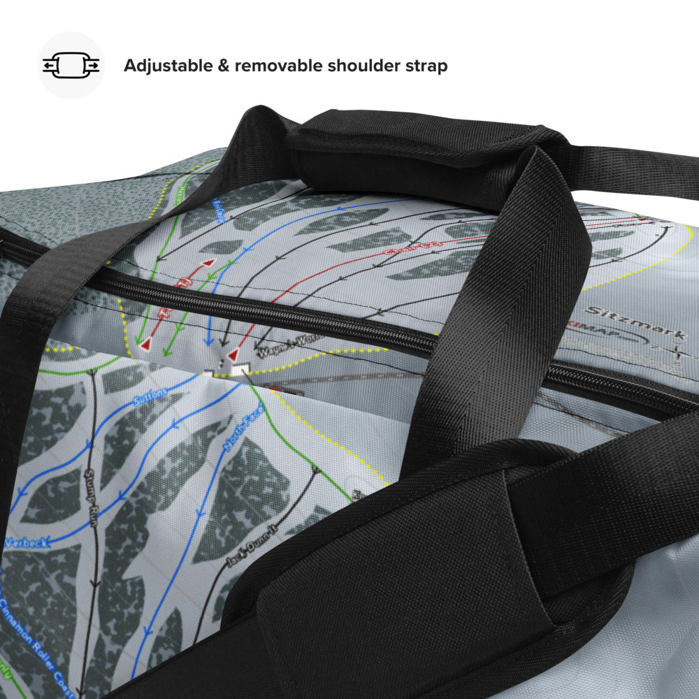 Sitzmark, Washington Ski Trail Map Duffle Bag - Powderaddicts