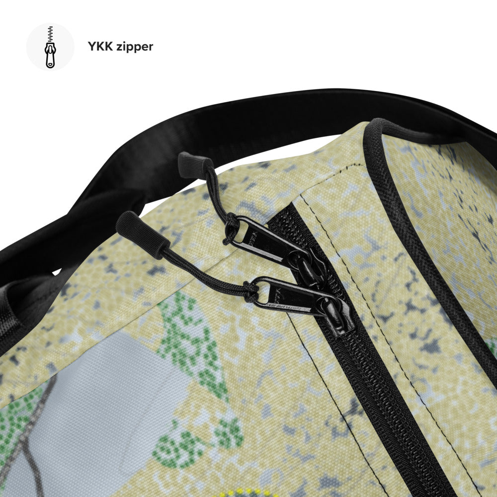 Nordic Mountain, Wisconsin Ski Trail Map Duffle Bag - Powderaddicts