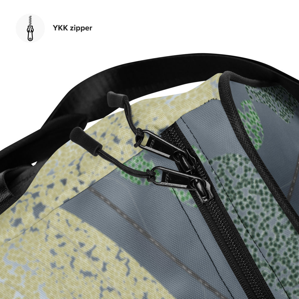 Paul Bunyan, Wisconsin Ski Trail Map Duffle Bag - Powderaddicts