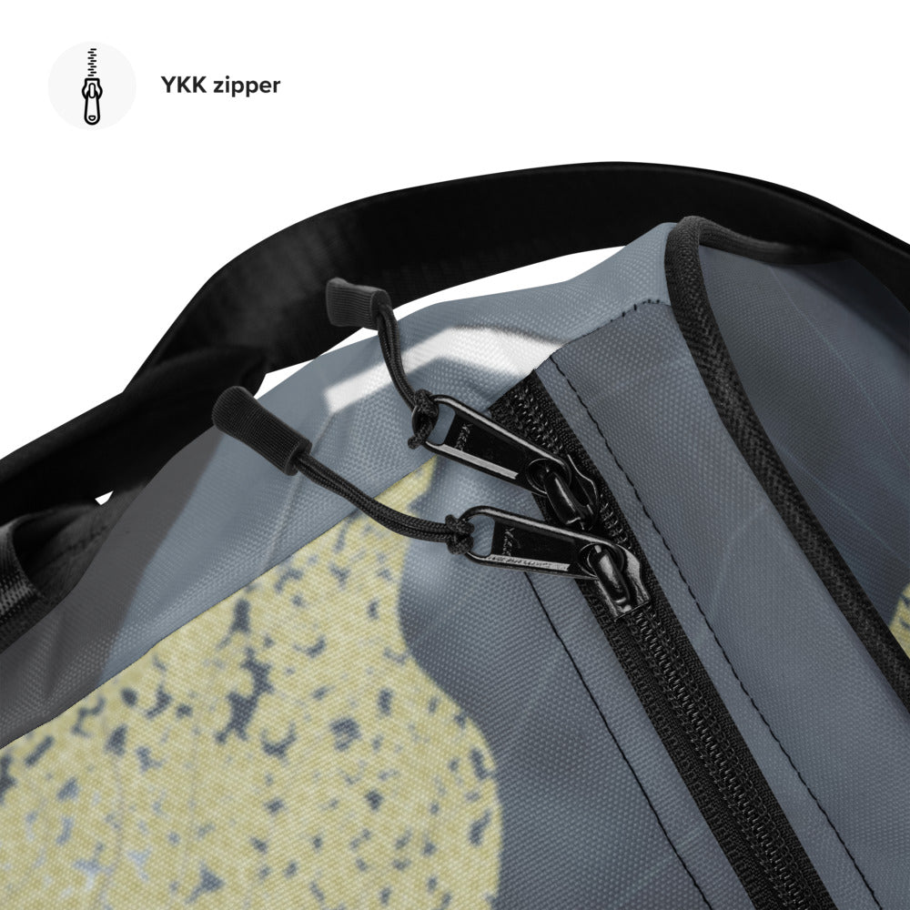 The Rock Snowpark, Wisconsin Ski Trail Map Duffle Bag - Powderaddicts