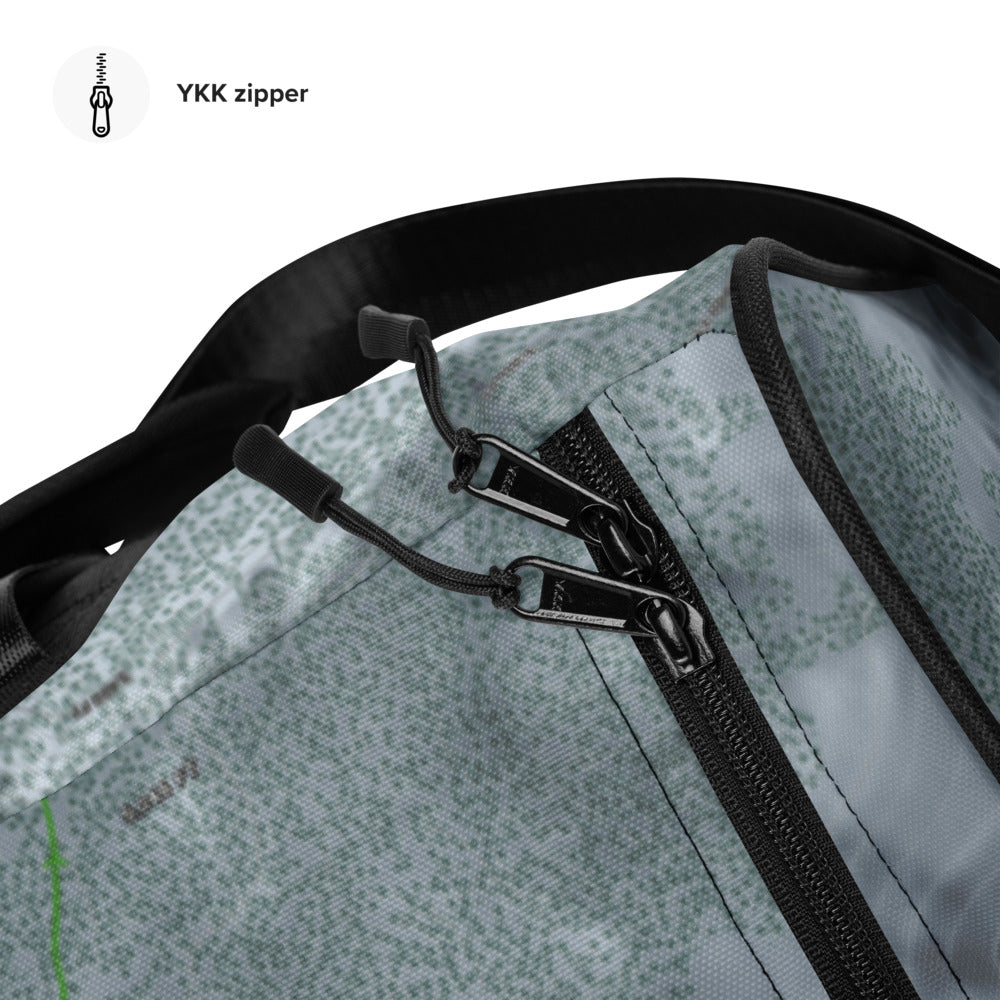 Hoodoo,  Oregon Ski Trail Map Duffle Bag - Powderaddicts