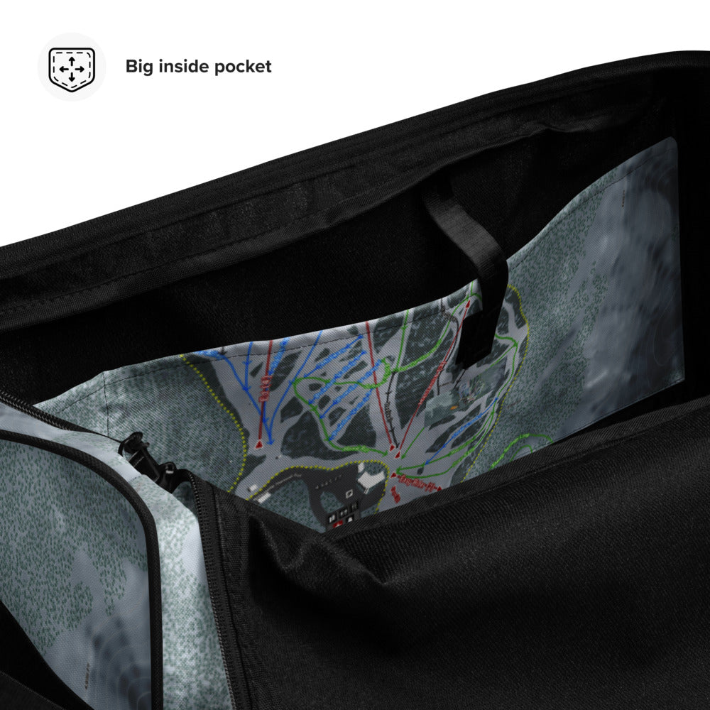 Hoodoo,  Oregon Ski Trail Map Duffle Bag - Powderaddicts