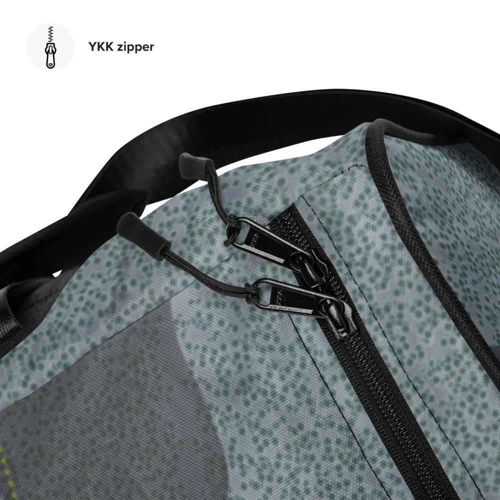 Summit, Oregon Ski Trail Map Fleece Blanket Duffle Bag - Powderaddicts