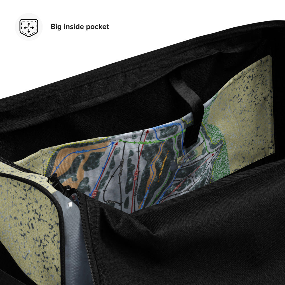 Tyrol Basin, Wisconsin Ski Trail Map Duffle Bag - Powderaddicts
