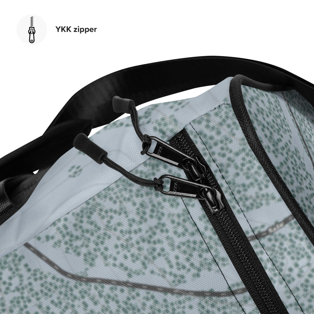 Cottonwood Butte, Idaho Ski Trail Map Duffle Bag - Powderaddicts
