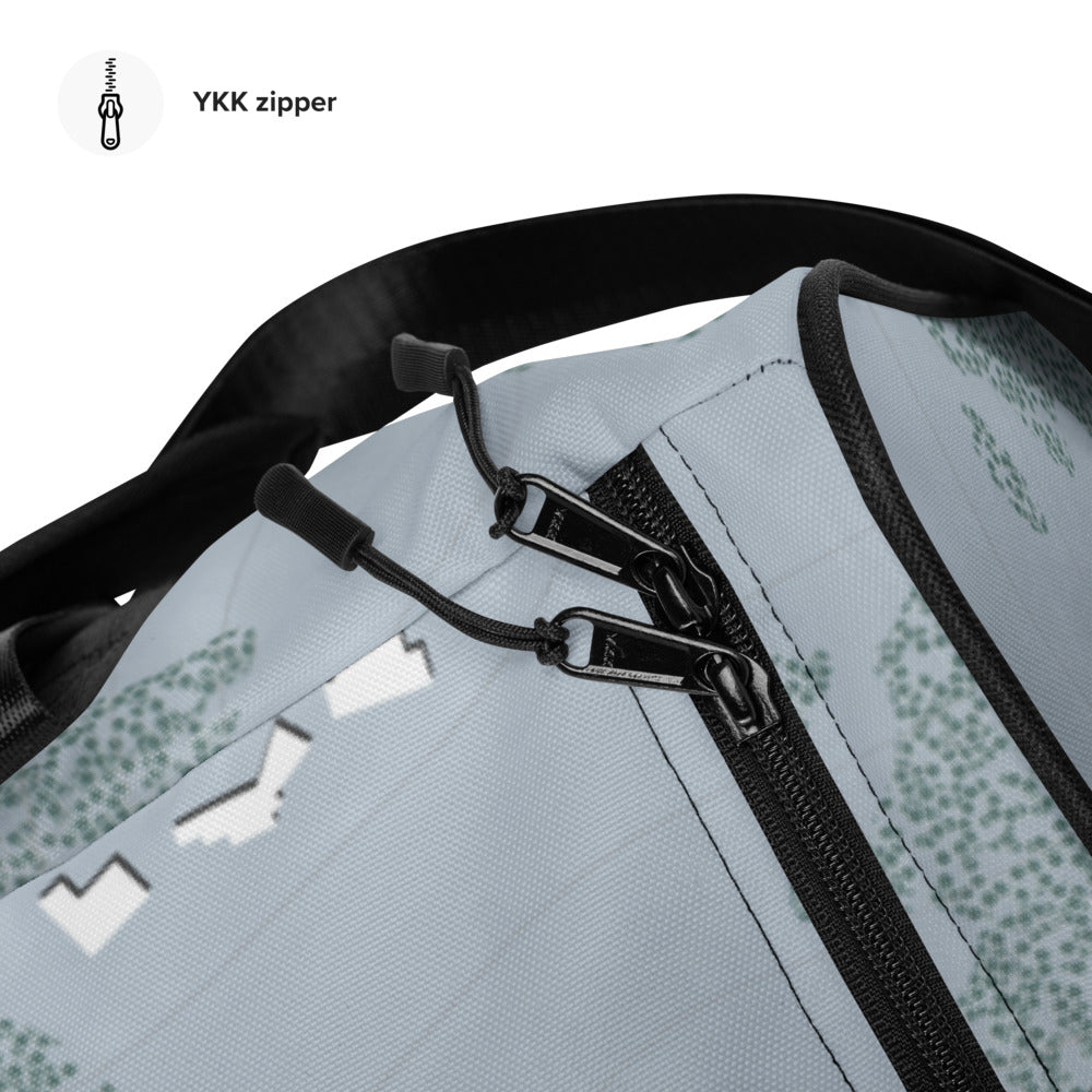 Little Ski Hill, Idaho Ski Trail Map Duffle Bag - Powderaddicts