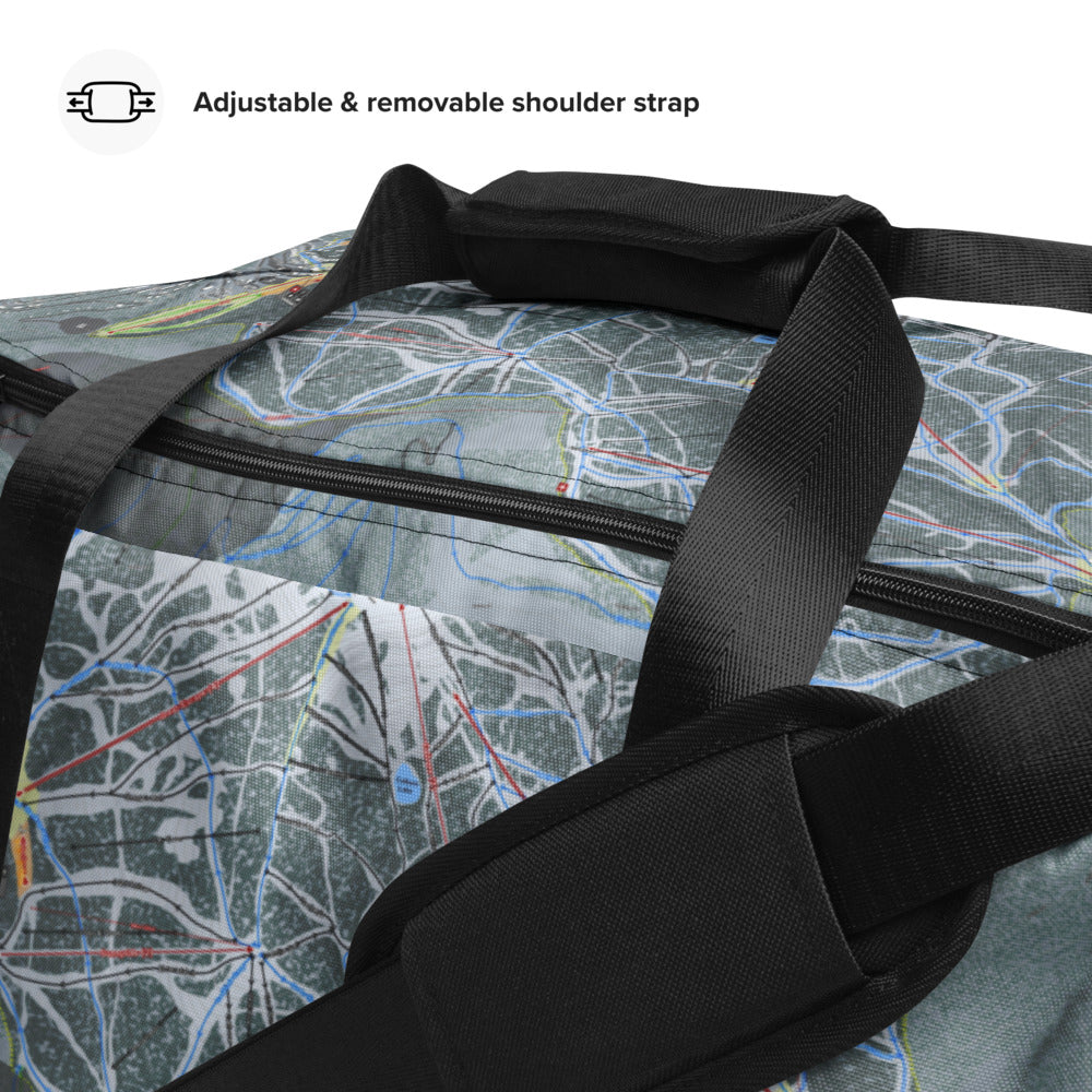 Schweitzer, Idaho Ski Trail Map Duffle Bag - Powderaddicts