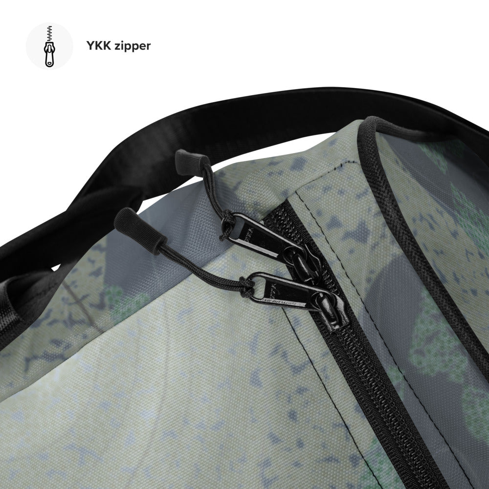 Ski Ward, Massachusetts Ski Trail Map Duffle Bag - Powderaddicts