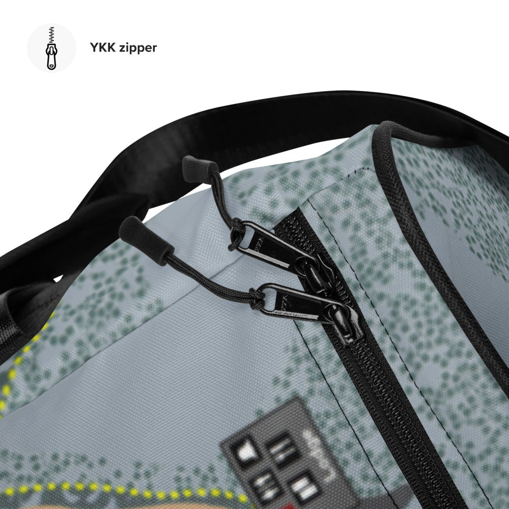 Snowhaven, Idaho Ski Trail Map Duffle Bag - Powderaddicts