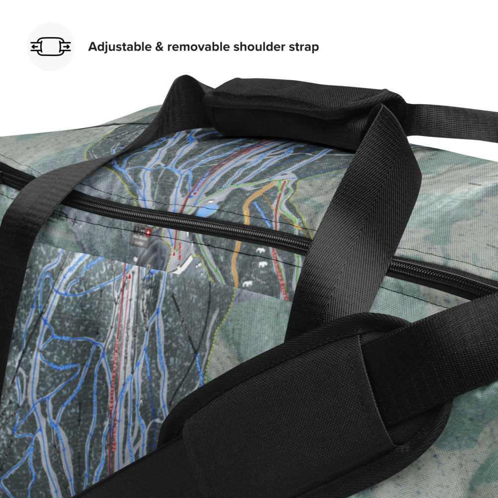 Burke Mtn, Vermont Ski Trail Map Duffle Bag - Powderaddicts