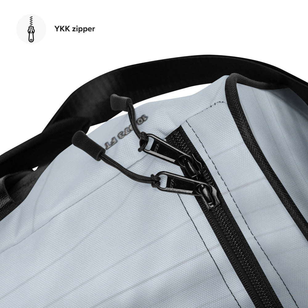 Beartooth Basin, Wyoming Ski Trail Map Duffle Bag - Powderaddicts
