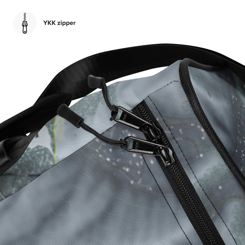 Sun Valley, Idaho Ski Trail Map Duffle Bag - Powderaddicts