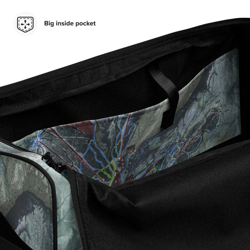 Stowe, Vermont Ski Trail Map Duffle Bag - Powderaddicts