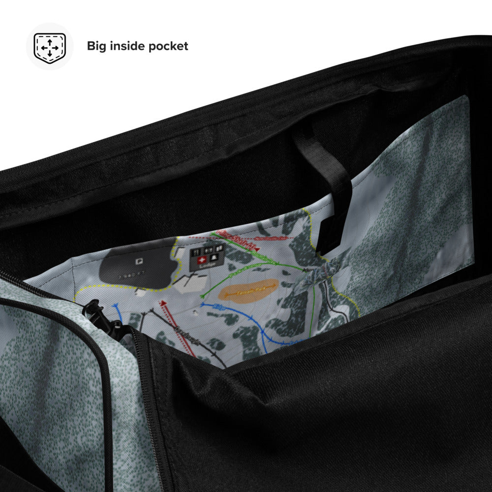 Hogadon, Wyoming Ski Trail Map Duffle Bag - Powderaddicts