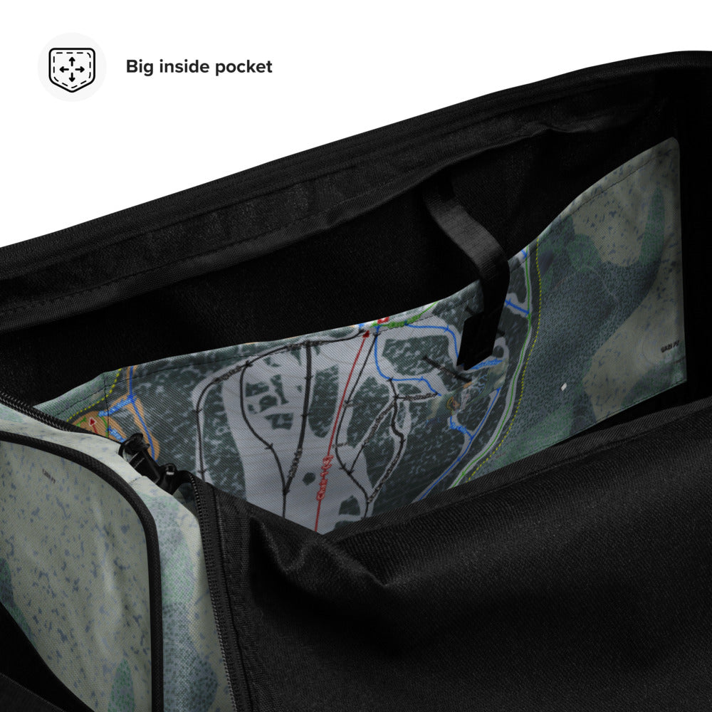 Suicide Six, Vermont Ski Trail Map Duffle Bag - Powderaddicts