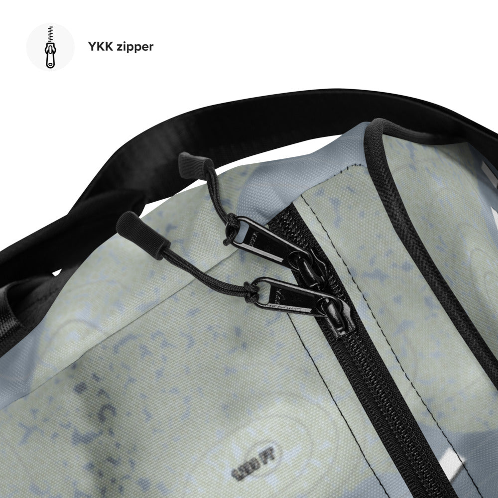 Powder Ridge, Connecticut Ski Trail Map Duffle Bag - Powderaddicts
