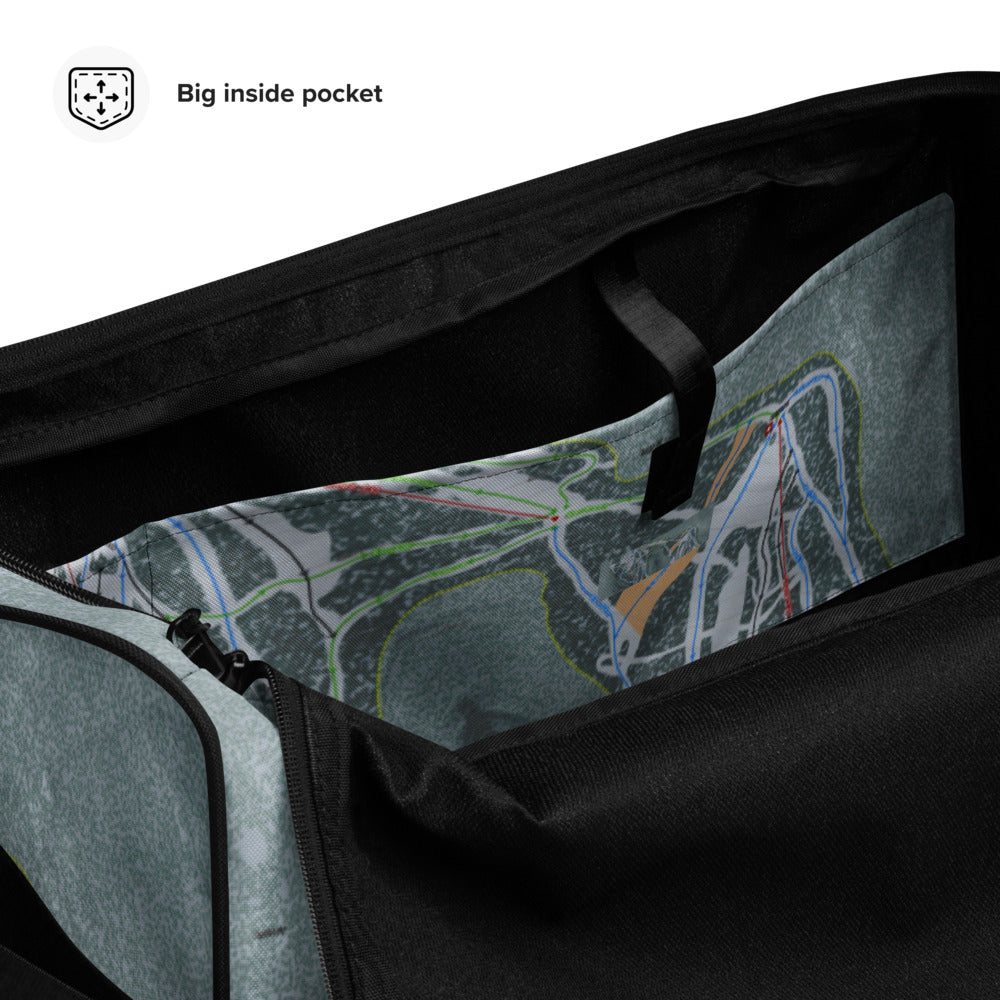 Blacktail, Montana Ski Trail Map Duffle Bag - Powderaddicts
