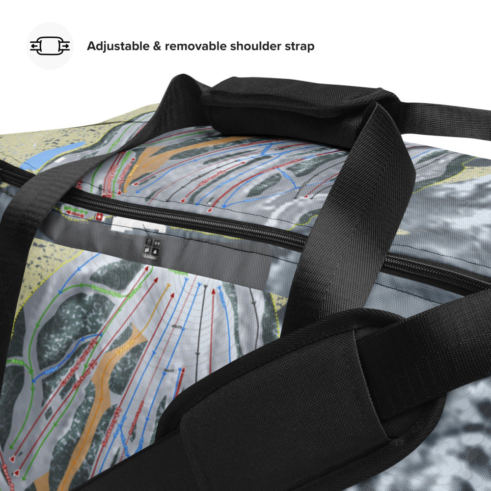 Bittersweet, Michigan Ski Trail Map Duffle Bag - Powderaddicts