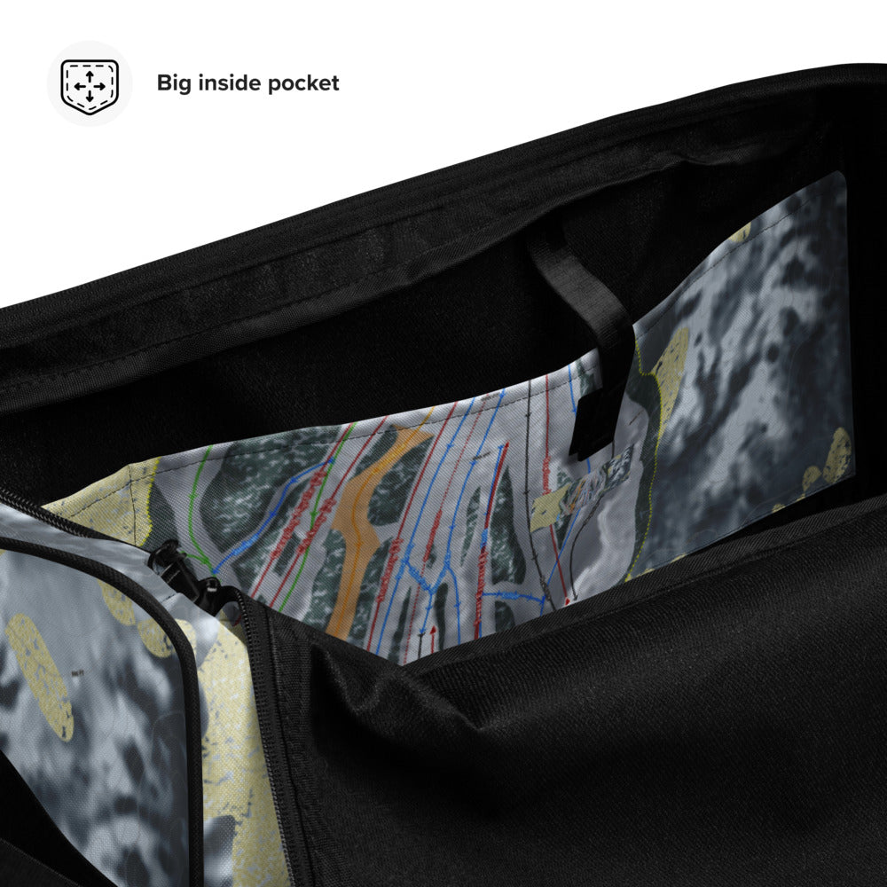 Bittersweet, Michigan Ski Trail Map Duffle Bag - Powderaddicts