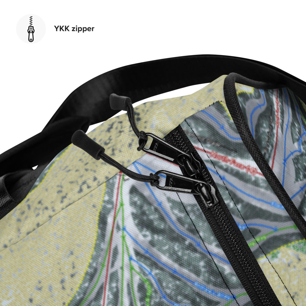 Boyne Highlands, Michigan Ski Trail Map Duffle Bag - Powderaddicts