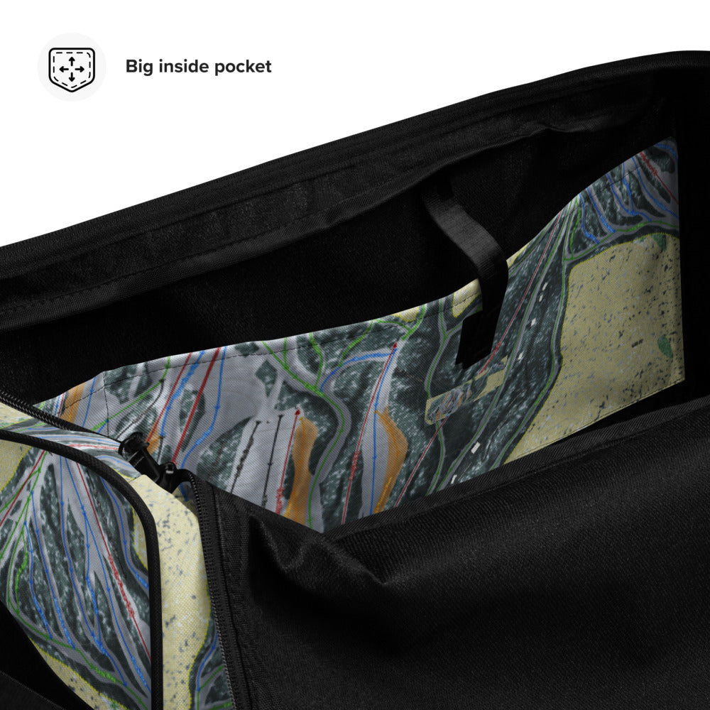 Boyne Highlands, Michigan Ski Trail Map Duffle Bag - Powderaddicts