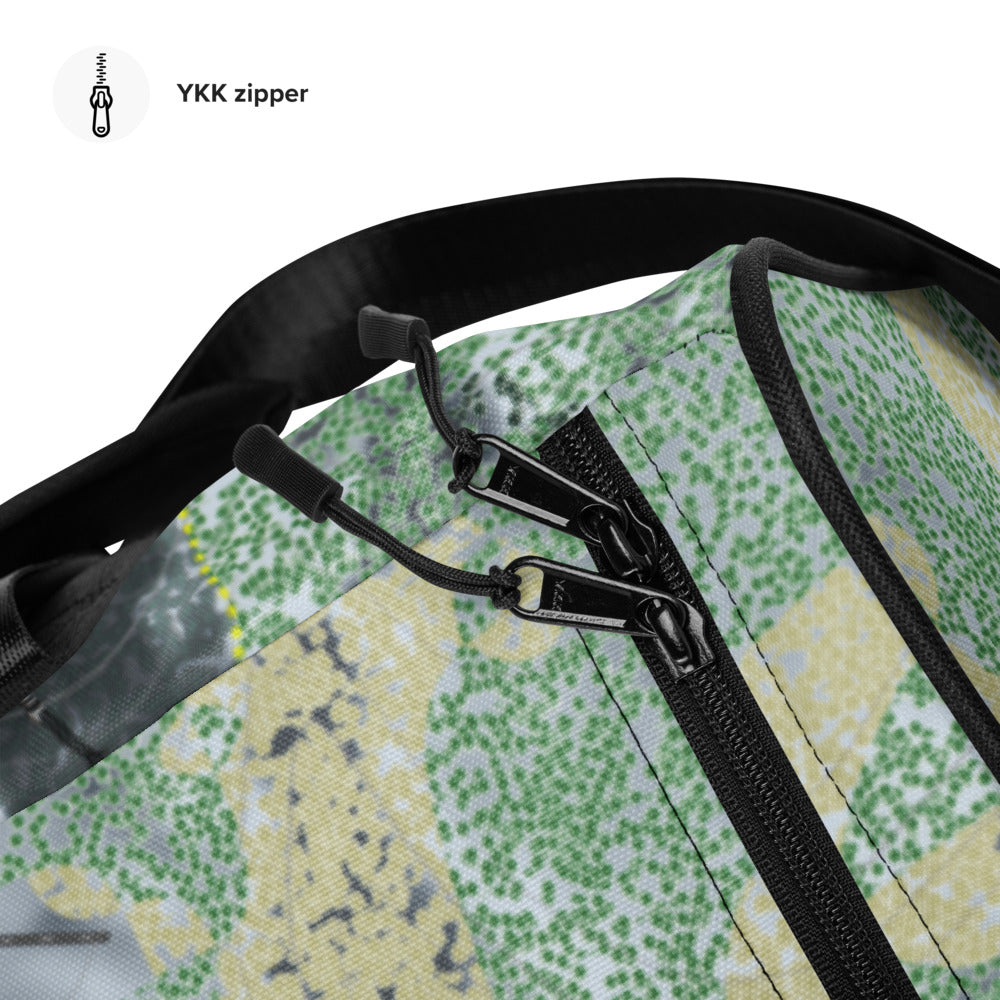 Mont Ripley, Michigan Ski Trail Map Duffle Bag - Powderaddicts