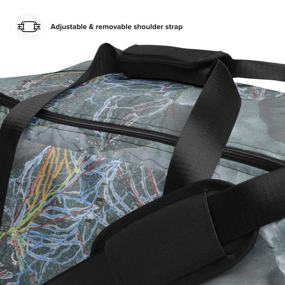Northstar, California Ski Trail Map Duffle Bag - Powderaddicts