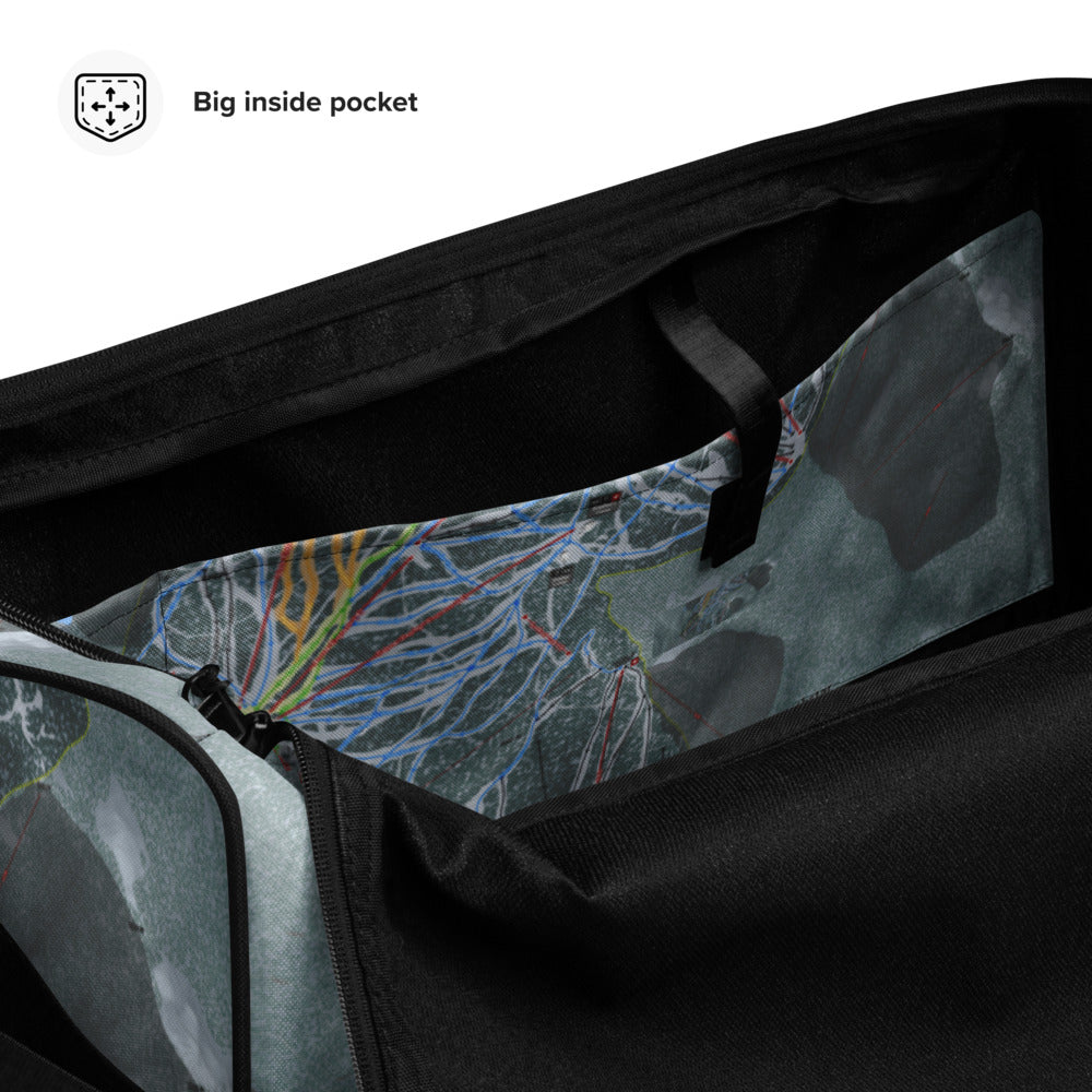 Northstar, California Ski Trail Map Duffle Bag - Powderaddicts