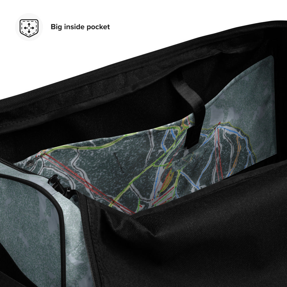 Sierra At Tahoe, California Ski Trail Map Duffle Bag - Powderaddicts