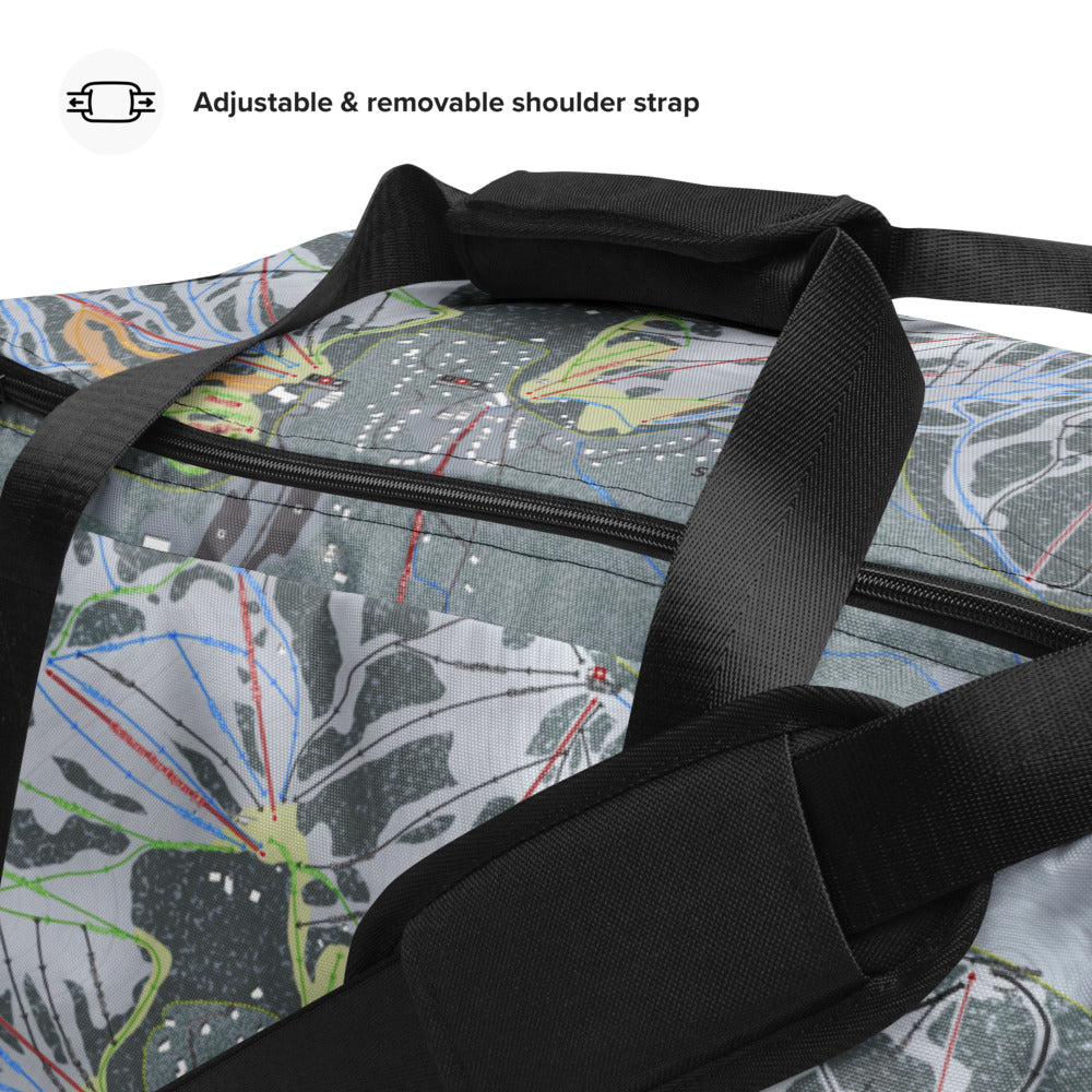 Sugar Bowl, California Ski Trail Map Duffle Bag - Powderaddicts