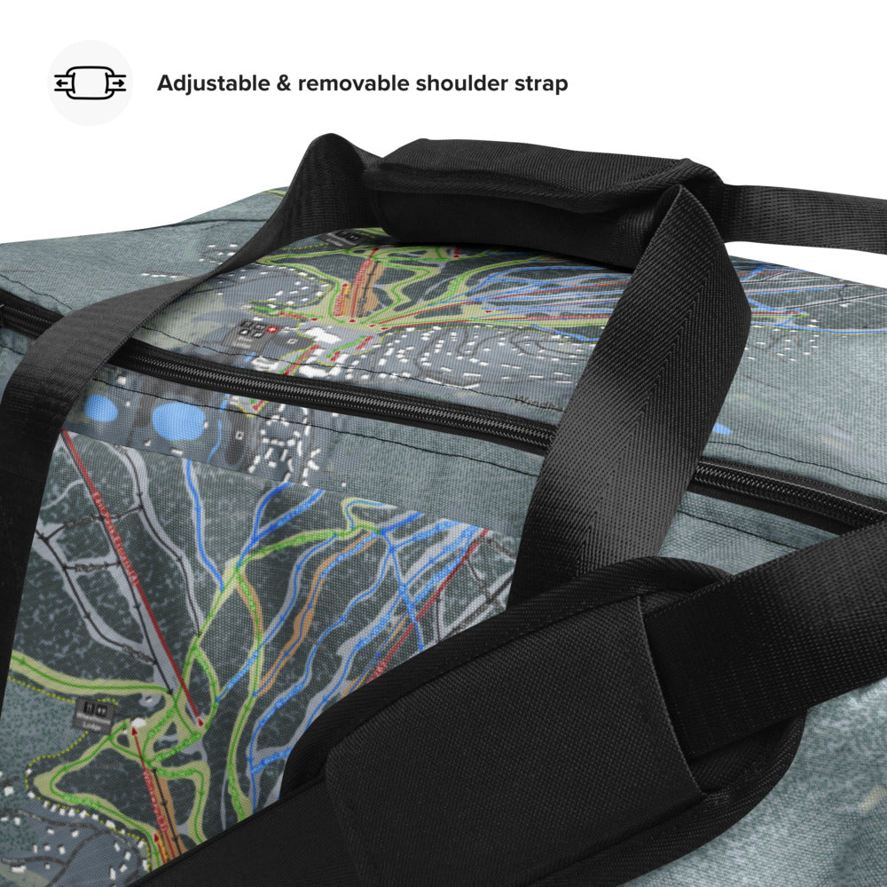 Windham, New York Ski Trail Map Duffle Bag - Powderaddicts