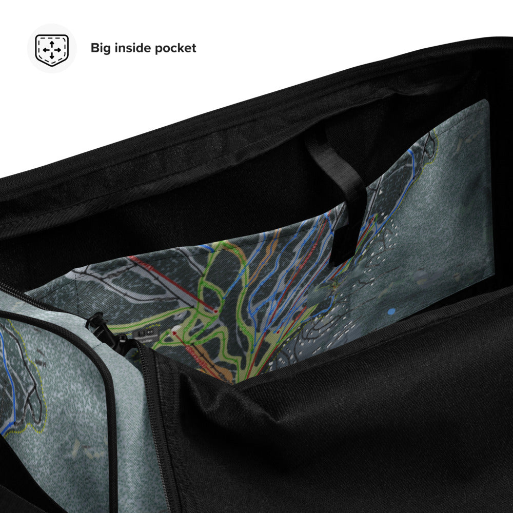 Windham, New York Ski Trail Map Duffle Bag - Powderaddicts