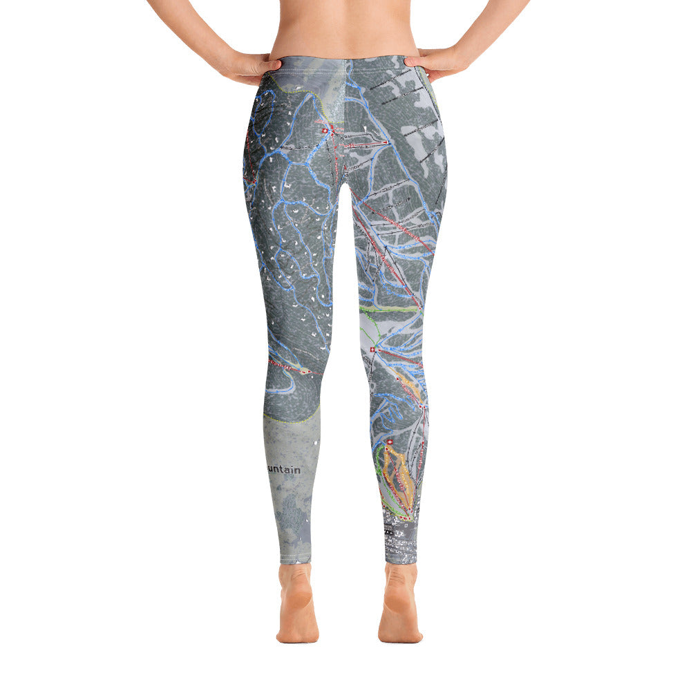Park City, Utah Ski Trail Map - Women&#39;s Base Layer Bottoms - Powderaddicts
