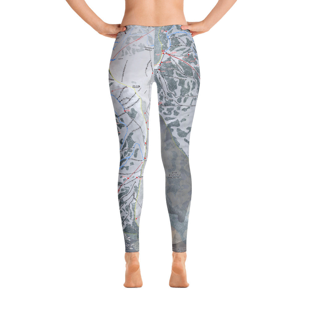 Alta, Utah Ski Trail Map - Women's Base Layer Bottoms - Powderaddicts