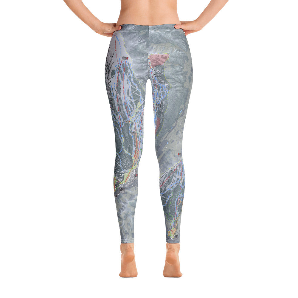 Aspen Snowmass, Colorado Ski Trail Map - Women&#39;s Base Layer Bottoms - Powderaddicts