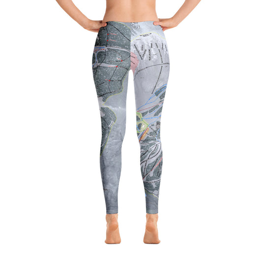 Arapahoe Basin, Colorado Ski Trail Map - Women's Base Layer Bottoms - Powderaddicts
