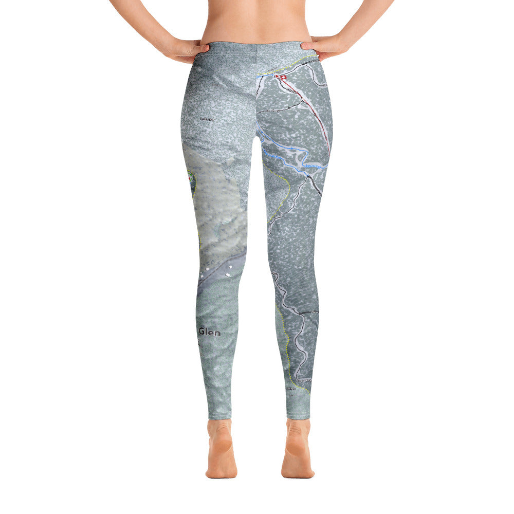 Mad River Glen, Vermont Ski Trail Map - Women&#39;s Base Layer Bottoms - Powderaddicts