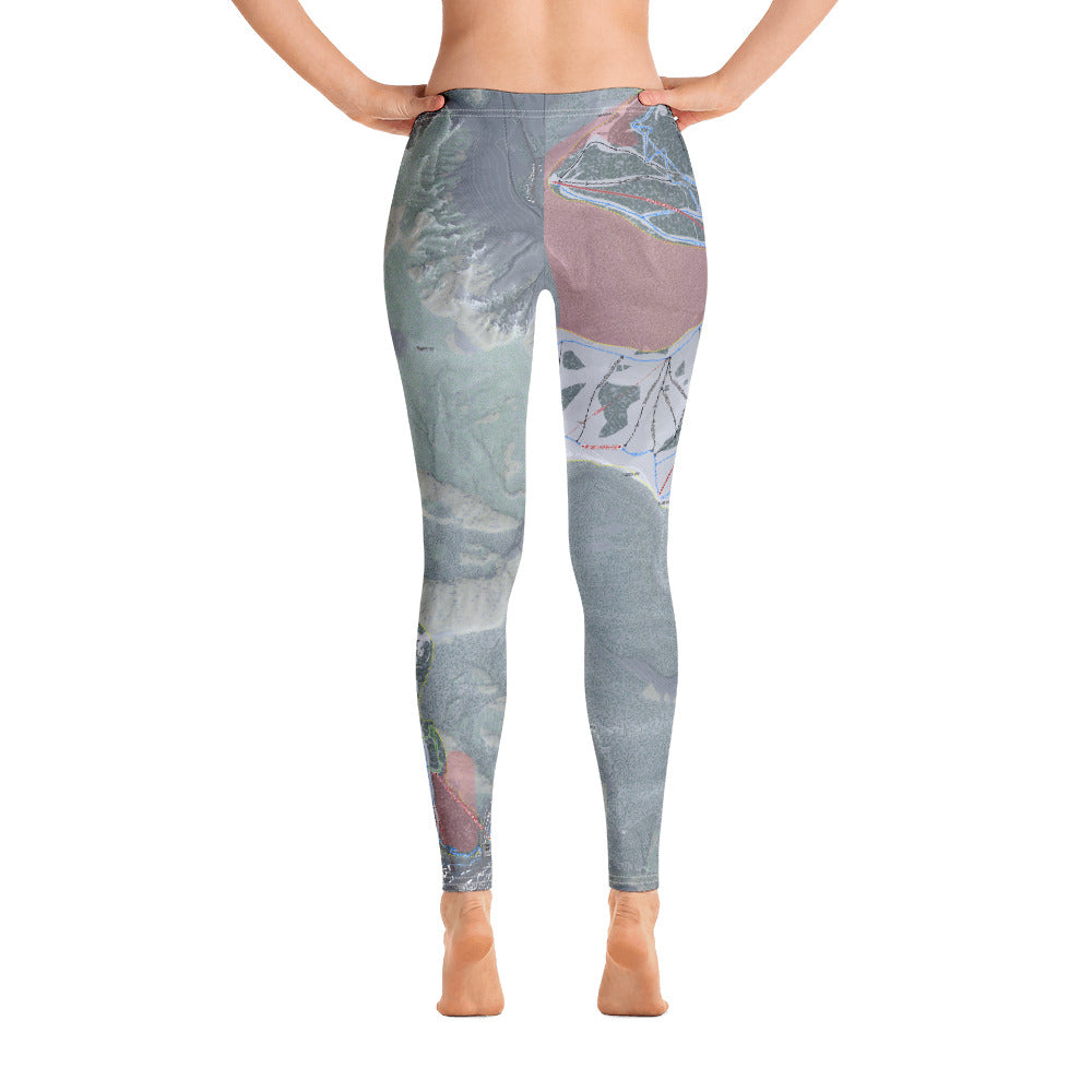 Vail, Colorado Ski Trail Map - Women&#39;s Base Layer Bottoms - Powderaddicts