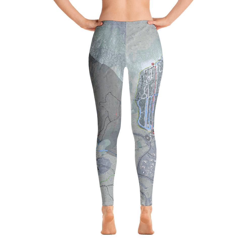 Jay Peak, Vermont Ski Trail Map - Women&#39;s Base Layer Bottoms - Powderaddicts
