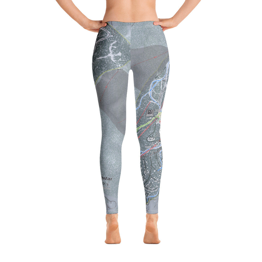 Northstar, California Ski Trail Map - Women&#39;s Base Layer Bottoms - Powderaddicts