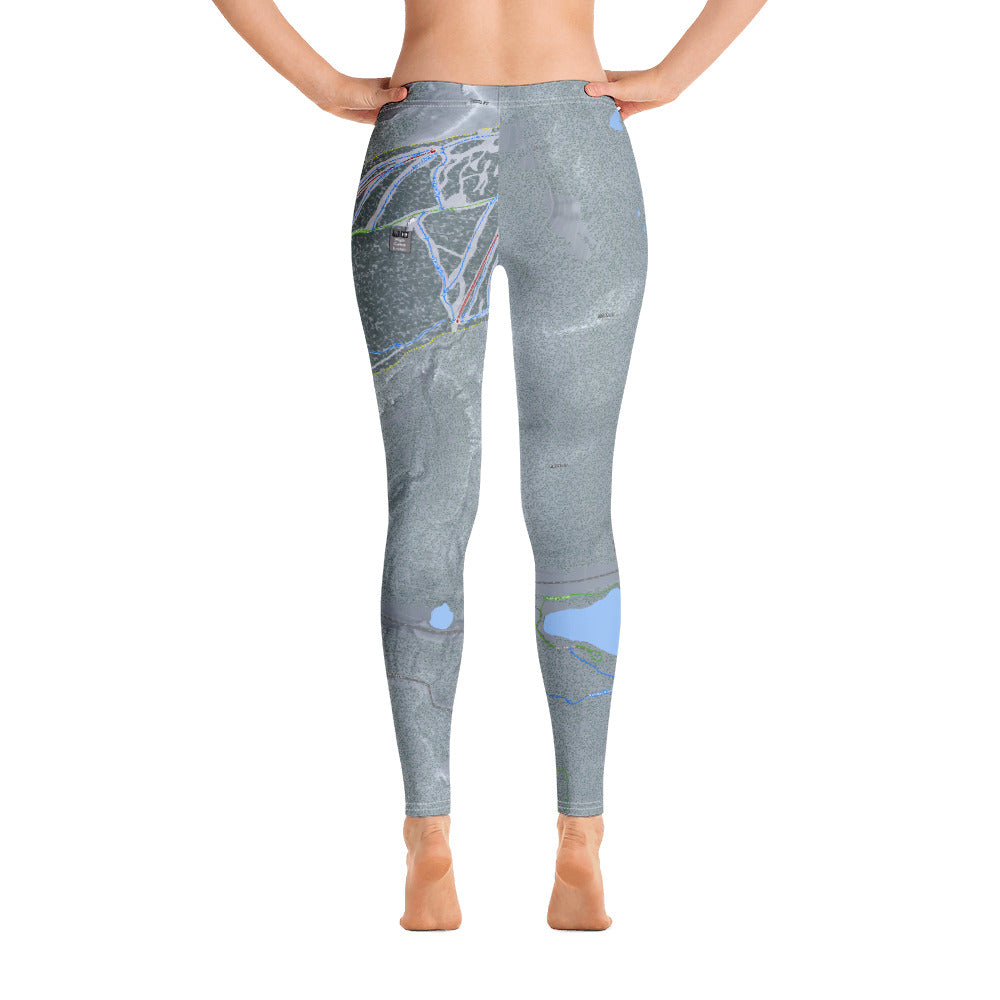 White Pass, Washington Ski Trail Map - Women's Base Layer Bottoms - Powderaddicts
